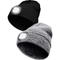 Miniatyrbillede 1 af 5: 2 stk. Unisex LED-hue med 3 hvide lystilstande, lysende