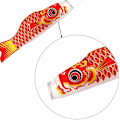 Miniatyrbillede 5 af 5: 5 stk. japansk karpevindpose Farverige karpeflagger Drage til japansk
