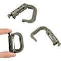 Pikkukuva 3 / 5: Plastique Petit Molle Clip Tactique Crochets D-Ring Molle Tactiqu