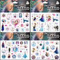 Pikkukuva 1 / 5: Frozen-tatuoinnit - 4 kuvaa - Moniväriset lasten tatuoinnit
