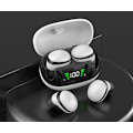 Miniatyrbilde 1 av 4: Hvite, trådløse Bluetooth-hodetelefoner, Bluetooth 5.3-ørepropper, Immer