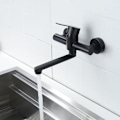Miniatyrbillede 3 af 5: Vægmonteret køkkenhane 304 rustfrit stål vask mixer tap 36