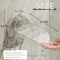 Miniatyrbilde 2 av 5: (Transparent) Dusjfotstøtte for barbering av ben
