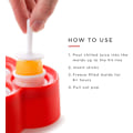 Miniatyrbilde 2 av 5: Slow Pops - Enkle pop-isformer i silikon med dryppbeskyttelse