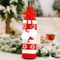 Miniatyrbilde 4 av 4: (Juletrær) Juleflaskehetter, hjemmedekorasjon, strikket