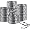 Miniatyrbilde 1 av 5: 100 stk. nøkkelringringer, 2,0x28mm nøkkelring i metalllegering for