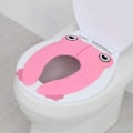 Miniatyrbillede 5 af 5: Børnefoldbar rejsetoiletreduktion bærbar babytoiletsæde Com