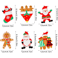 Miniatyrbild 4 av 5: Juldekorationer, pepparkaksgubbe-prydnader för julgran