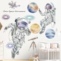 Miniatyrbillede 1 af 5: Fjernelse af vægklistermærke hjem indretning Renovering Astronauten 88cm*