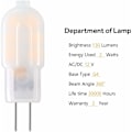 Miniatyrbilde 3 av 5: G4 LED-lyspære, 5-pak 15W tilsvarende halogenpærer, 2W G4