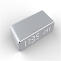 Miniatyrbillede 1 af 5: Trådløs opladningstermometer Multifunktionelt bordur LED-spejl
