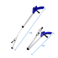 Miniatyrbillede 1 af 5: Folding Grabber Grab Tools 83cm Trash Picker Pliers Aluminium Clam