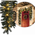 Miniatyrbilde 5 av 5: Julekrans med lys Juledekorasjon 270cm LED Stri