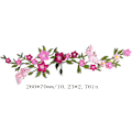 Miniatyrbillede 2 af 5: 2 stk. Nye sommerfugle blomsterbroderede patches, blonder stof