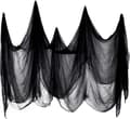 Svart 76cmx183cm Halloween-dekorasjon Halloween Horror Fabric, te