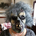 Pikkukuva 3 / 4: Haalistuva zombinaamari, harmaa, yksi koko Halloween pelottava zombi Ma