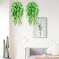 Miniatyrbillede 4 af 5: 2 stk. kunstige planter Boston Fern planter, kunstige kunstige planter