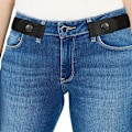 Miniatyrbild 4 av 5: Lazy Belt - Sömlöst Osynligt Elastiskt Bälte - Svart - Brun - 2-pack