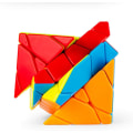 Miniatyrbilde 5 av 5: 4x4 Axis Magic Cube 4x4 Klistremerkeløs Axis Speed ​​Cube 4x4x4 Fishe