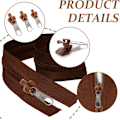 Miniatyrbild 3 av 5: (Brun) 12 st Clip-on dragkedja Slider, punwey Instant Replacement Z