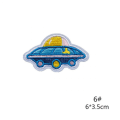 Miniatyrbild 2 av 5: 26PCS Broderade Stryk-på-lapp, Rymd Planet Astronaut Broderi