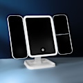 Miniatyrbillede 4 af 5: Lighted Tri-Fold Makeup Mirror med 52 LED'er 2X / 3X Forstørrende Annonce