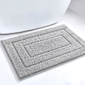 Miniatyrbild 1 av 5: Halkskyddad badrumsmatta, fluffig mikrofiber badrumsmatta, vattenabsorberande, M
