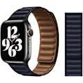 Miniatyrbillede 1 af 5: Kompatibel med Apple Watch8 læderrem 38/40/41mm, læder Wa
