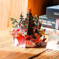 Miniatyrbilde 5 av 5: 3D julekort, 3D popup julekort jul