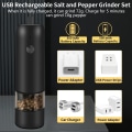 Miniatyrbillede 5 af 5: Elektrisk salt- og peberkværn, USB-genopladelig, automatisk betjening