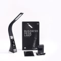 Miniatyrbillede 2 af 4: Sort-U2 5W LED-skrivebordslampe, dæmpbar skærm, skrivebordslampe med alarm c