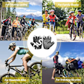 Miniatyrbillede 4 af 5: Herre Luffer MTB Handsker Kvinder og Mænd Halv Finger Cykelhandsker