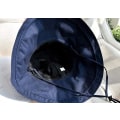 Miniatyrbillede 4 af 5: （navy）Dame Strandhat Foldbar Sommerhat Bredskygget Capeline Be