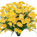 Miniatyrbillede 1 af 5: Kunstig Daisy Blomst, 4stk Kunstig Plastik Blomst, Udendørs U