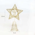 Miniatyrbilde 2 av 5: （Femkantet stjerne）Juletrestjerne, Julepynt,