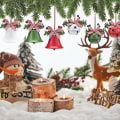 Miniatyrbilde 4 av 5: 6 stk juleklokkepynt Juleklokker Håndverk B