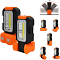 Miniatyrbilde 2 av 5: LED arbeidslys 3W COB LED bærbar magnetisk lommelykt AAA Bat