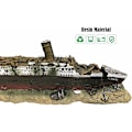 Miniatyrbillede 2 af 5: Titanic Skibsvrag Akvarie Dekoration Miljøvenlig Resin csparkv