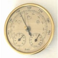 Miniatyrbild 4 av 4: 1 st barometer, väderstation med barometer och hygrometer, th