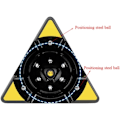 Miniatyrbild 3 av 5: Duett Pyramid Speed ​​Cube Pyraminx Magic Cube Triangle Twisty Cub