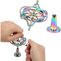 Miniatyrbild 5 av 5: Precisionslegering Anti-gravity Rotationsbalansleksak Gyroskop Stres