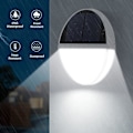 Miniatyrbillede 3 af 5: Solcelledrevet udendørslampe, LED solbevægelsessensor væglampe,