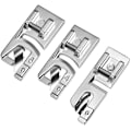 Miniatyrbild 1 av 5: 3-delars set med rullad smal fåll symaskin pressarfot (3mm,