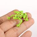 Miniatyrbilde 4 av 5: 12 fargerike plastfrosker modell ornamenter sett simulering frosk min