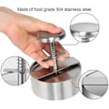 Miniatyrbillede 4 af 5: Rustfri hamburgerpresse 304 Form til Burger-11,5*4,5cm