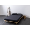 Miniatyrbillede 2 af 5: Sort Lagen 180x200cm Sort Mikrofiber Ekstra Dyb Lomme 2
