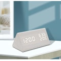 Miniatyrbillede 1 af 4: LED Træ Elektronisk Vækkeur, Digitalt Ur med 3 Alarm Indstillinger