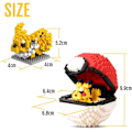 Miniatyrbild 2 av 5: Byggset, Mini Block-modeller, 525 st Nano-Mini Block, 3D DIY