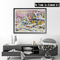 Miniatyrbilde 2 av 5: （12）3 stk DIY Diamantmaleri Julekit, 5D Jule Emb