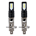 Miniatyrbillede 1 af 4: 2x H1 6000k Super Bright White 6000lm Drl Led Forlygtesæt High-
